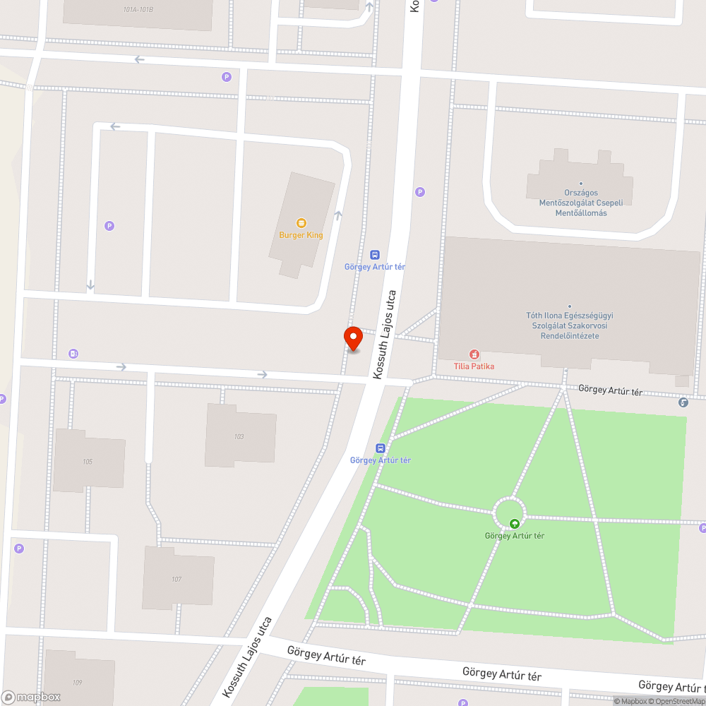 üvegszilánkok a buszmegállóban bejelentés helye