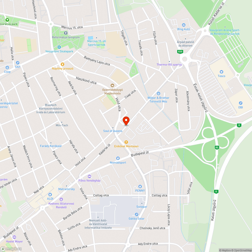 Útépítés bejelentés helye