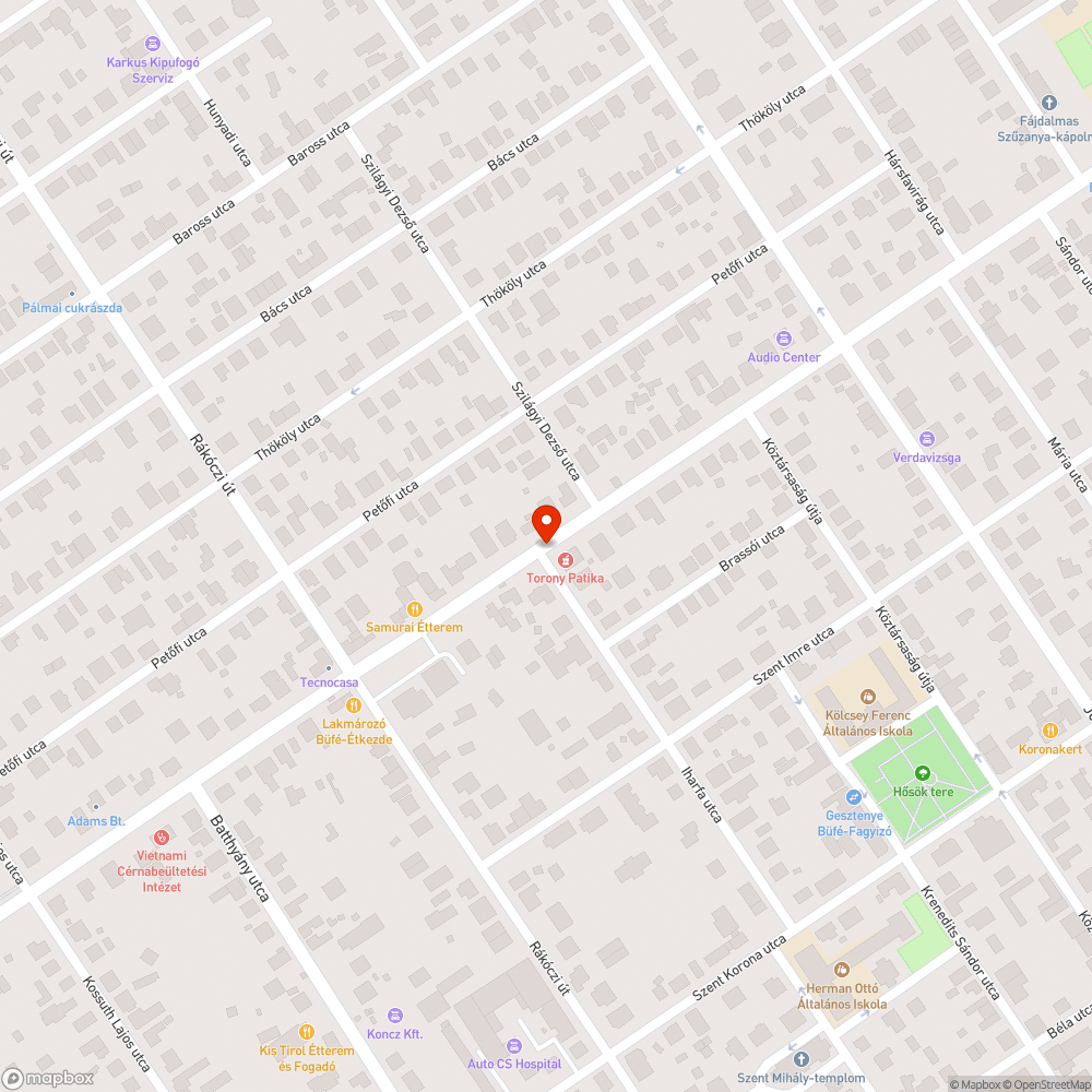 Gyalogátkelőhely hiány bejelentés helye