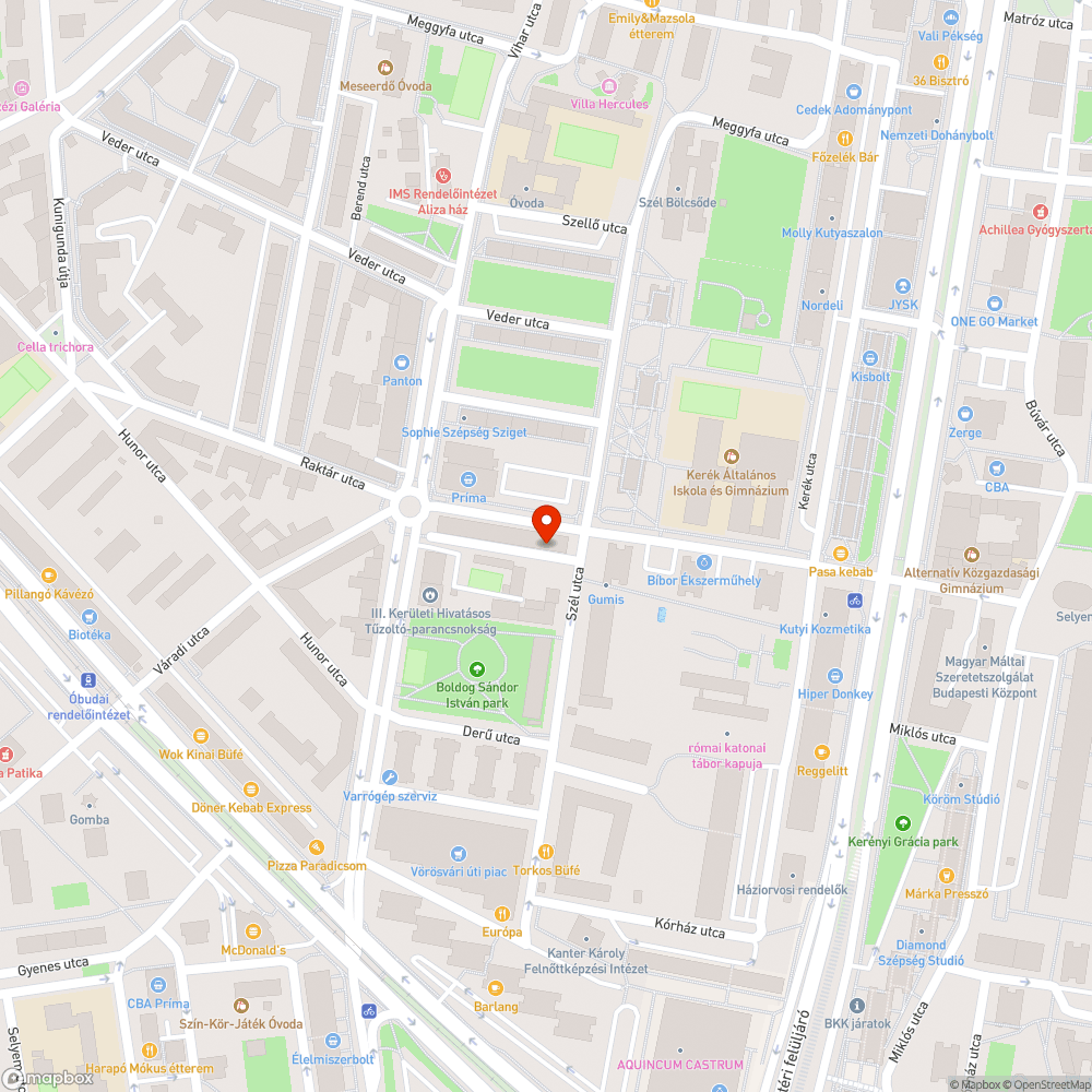 Hiányzó közvilágítás bejelentés helye