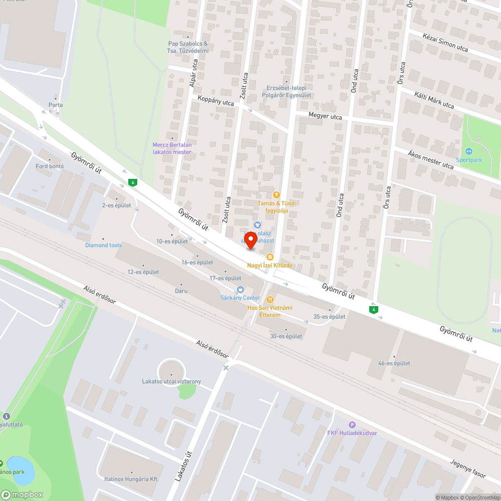 Elfagyott elszáradt akácfa bejelentés helye