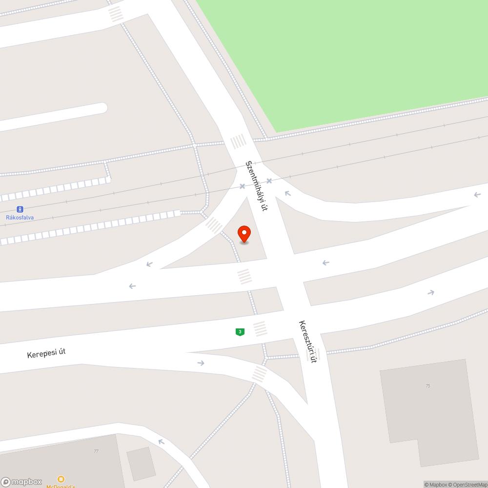 Beszakadt járda bejelentés helye