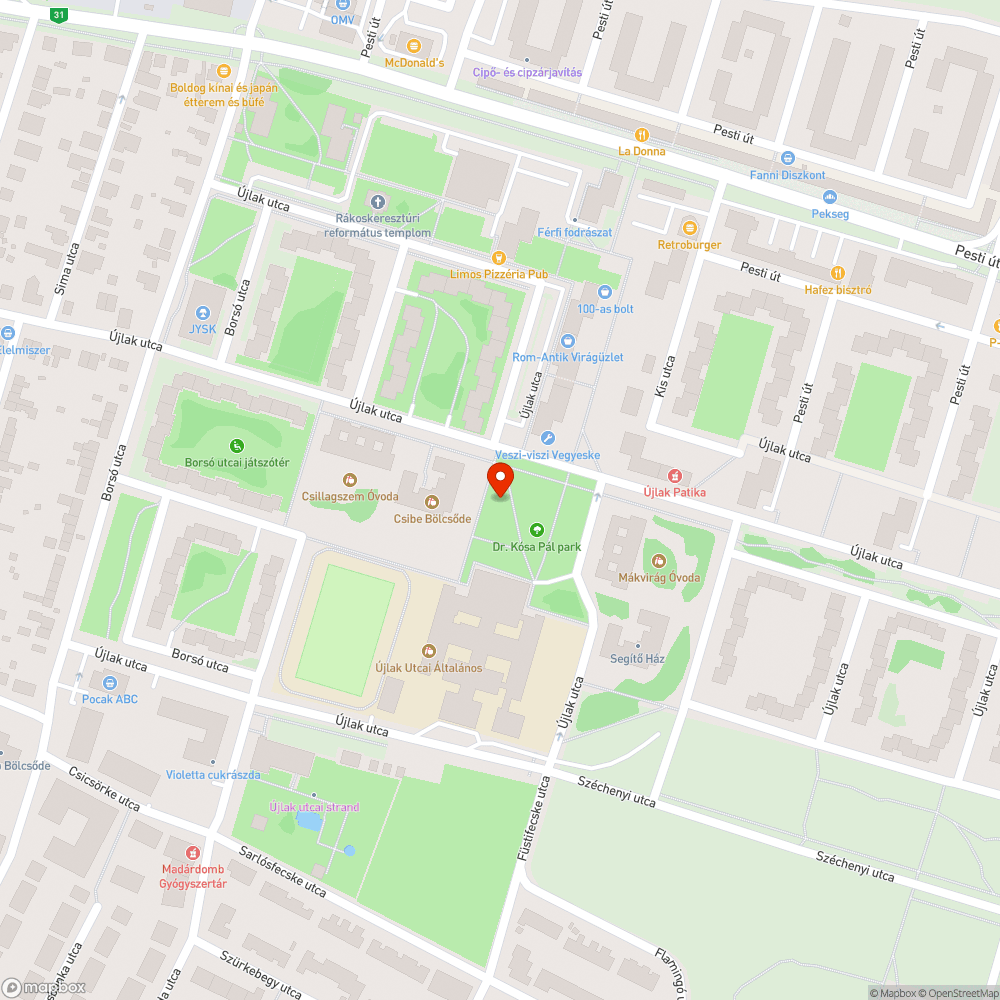 Hiányzó játszótéri zár/kilincs bejelentés helye