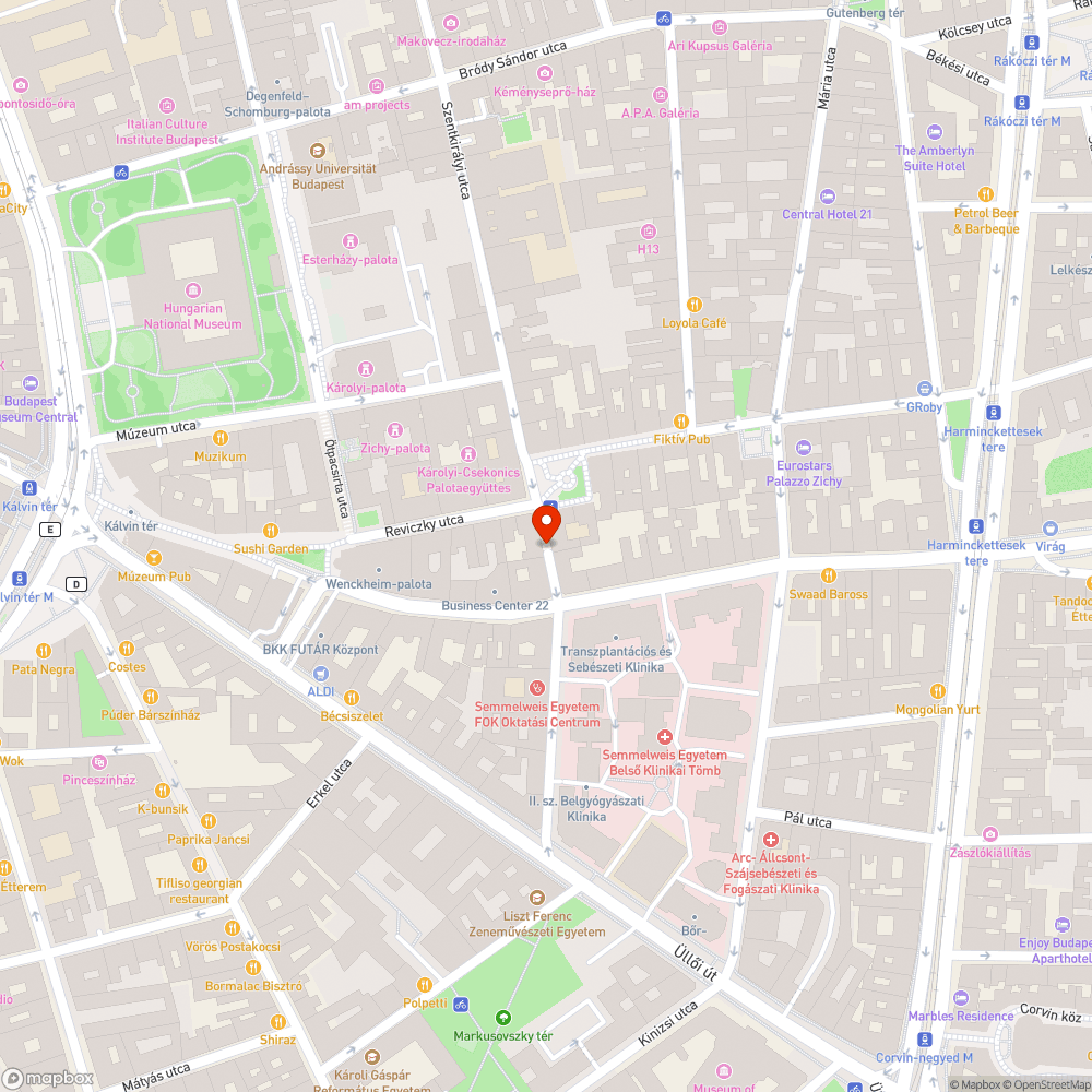 VIII. Szentkirályi utca járdahibái (Reviczky utca - Baross utca között) bejelentés helye