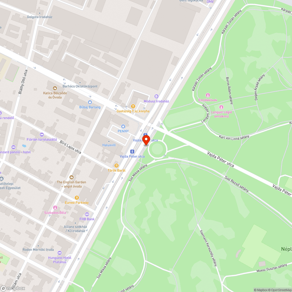 Óriási kátyú a járdán bejelentés helye