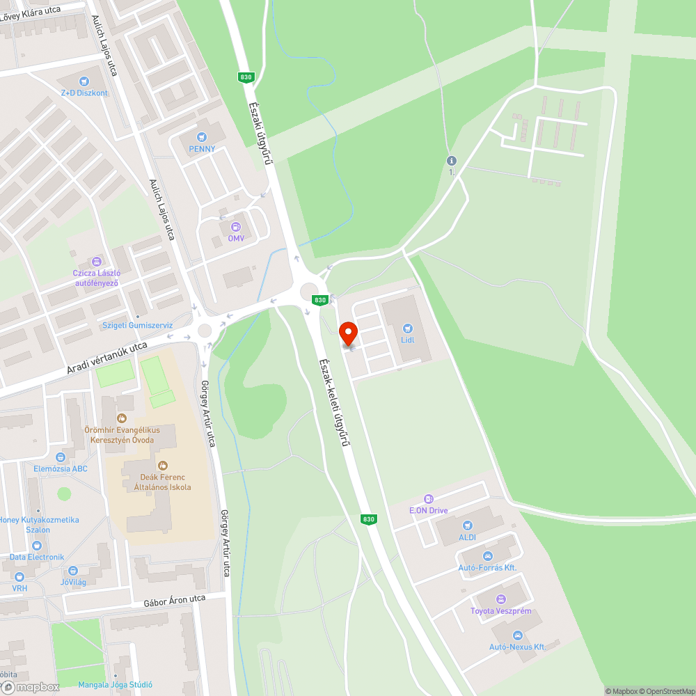 Balesetveszély bejelentés helye