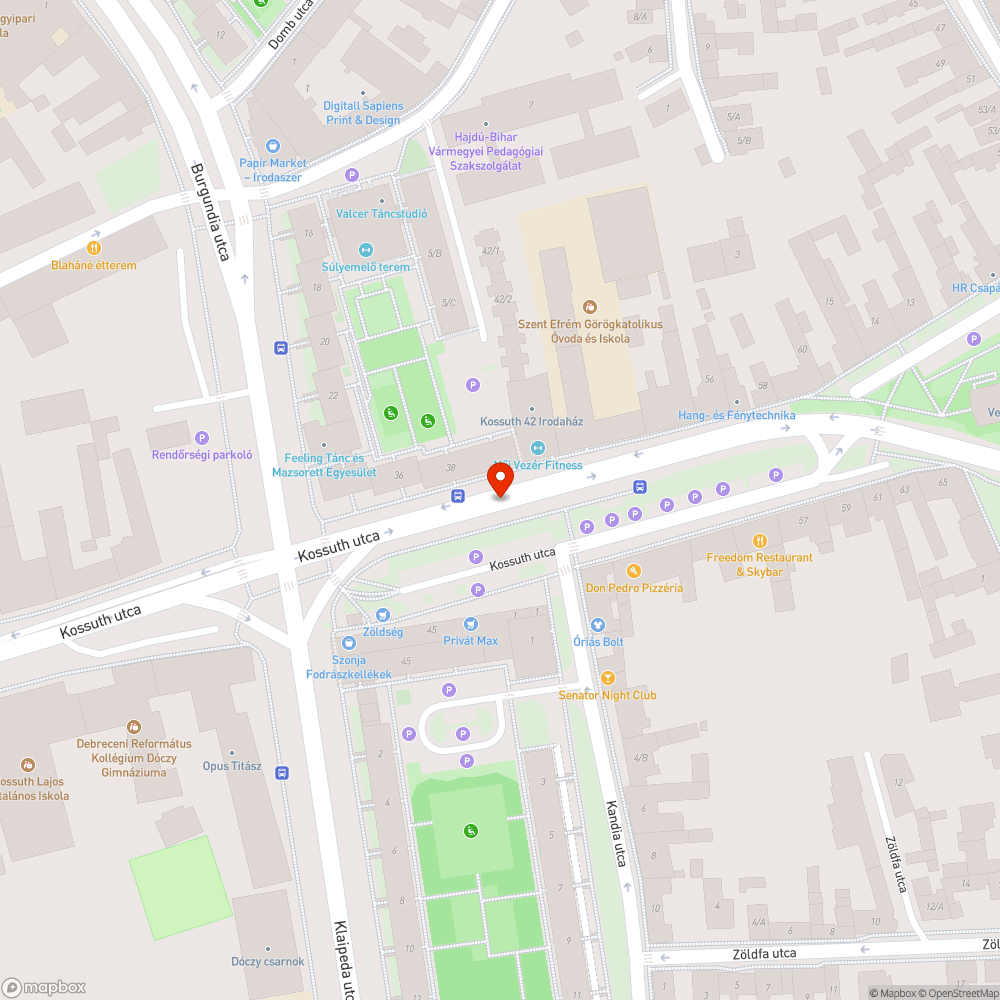 Széttöredezett pad bejelentés helye