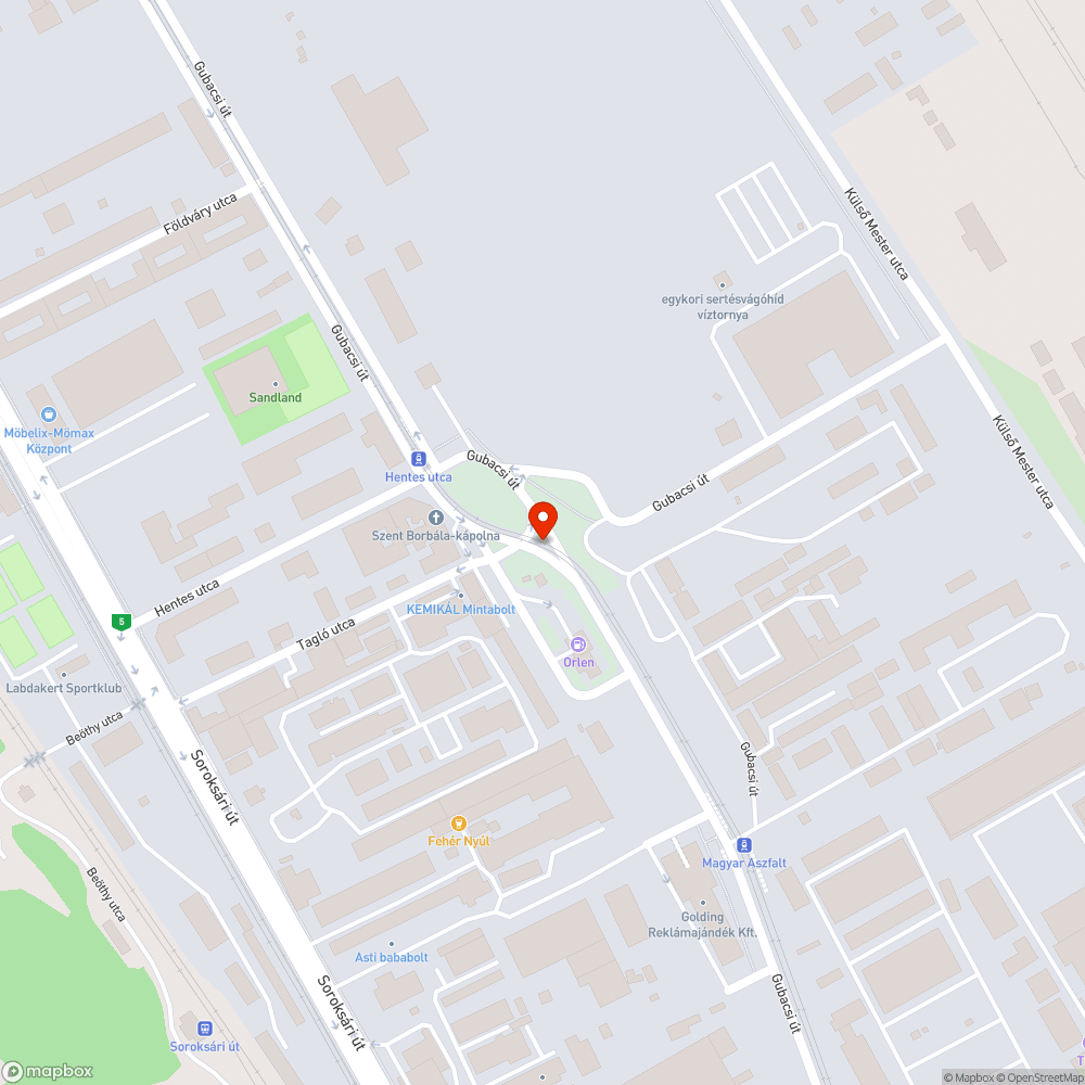 Elhanygolt közterület bejelentés helye