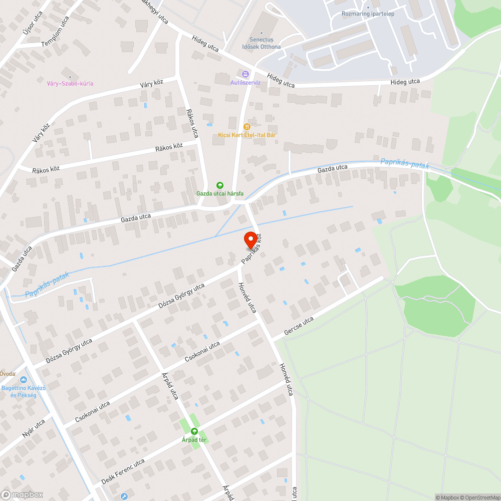 beszaladt úttest bejelentés helye