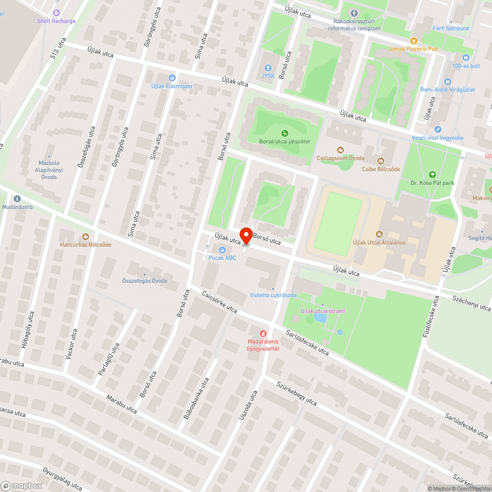 Már megint betörték a buszváró üvegét... bejelentés helye