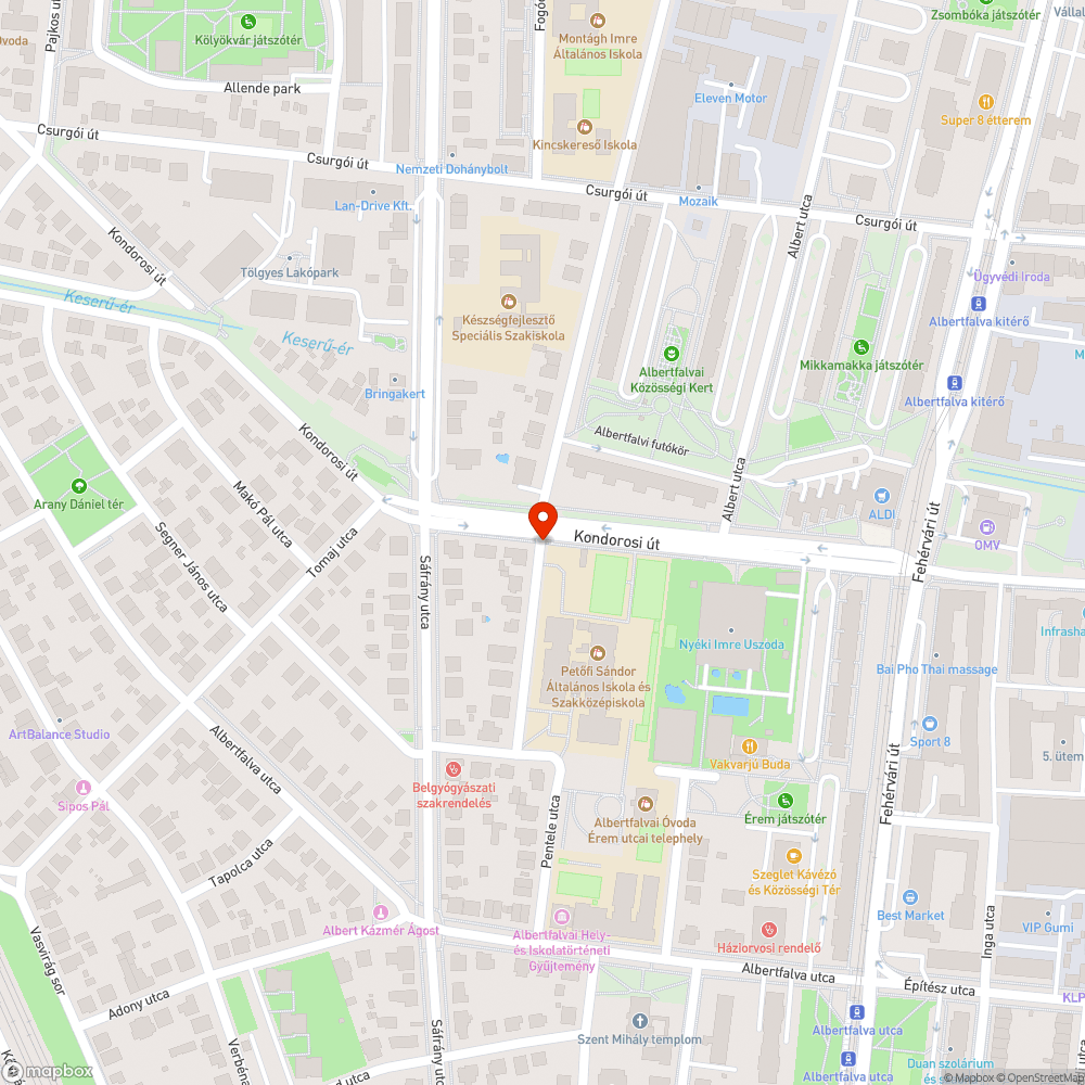 Besüllyedt az út bejelentés helye