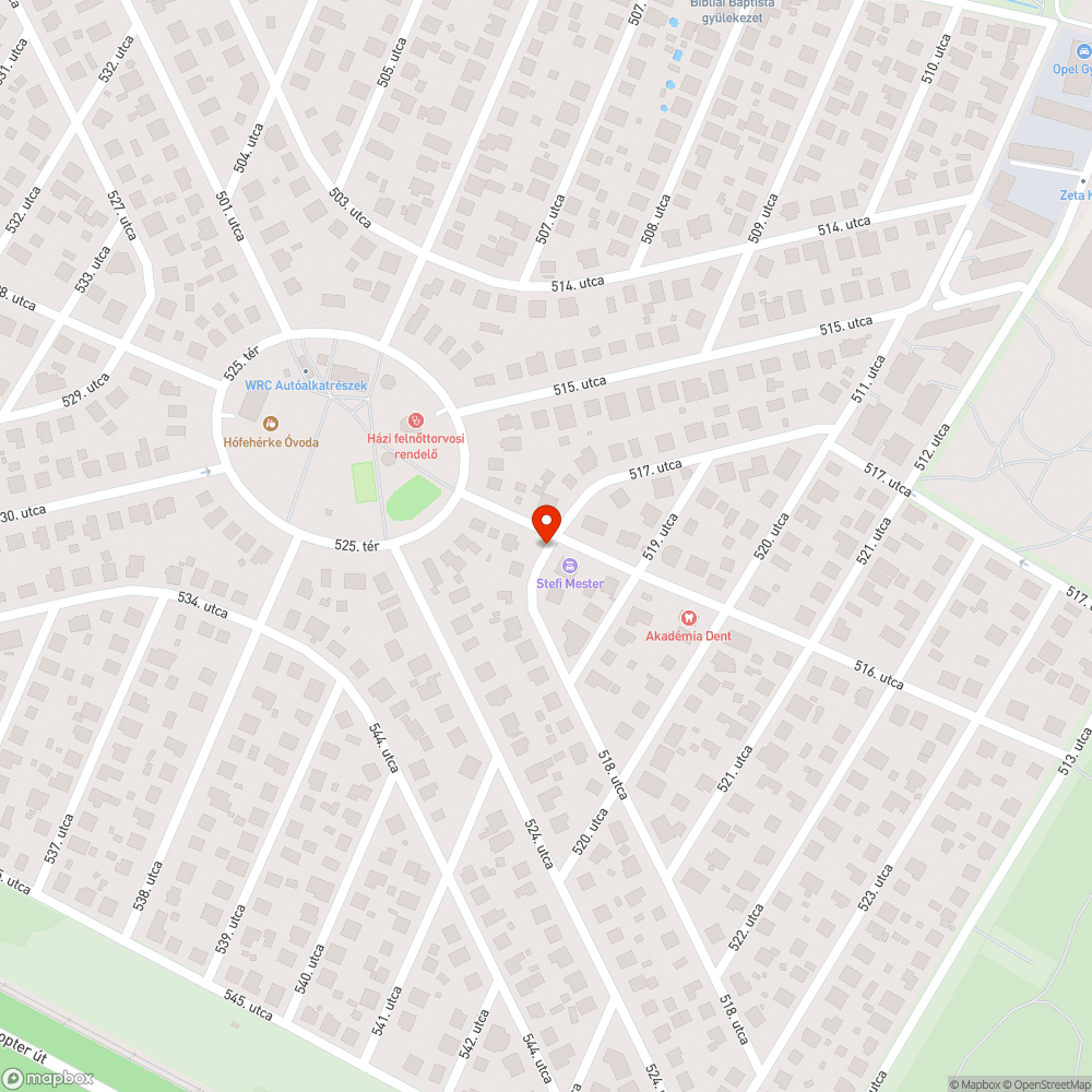 Hiányzó/eltüntetett utcanévtábla bejelentés helye