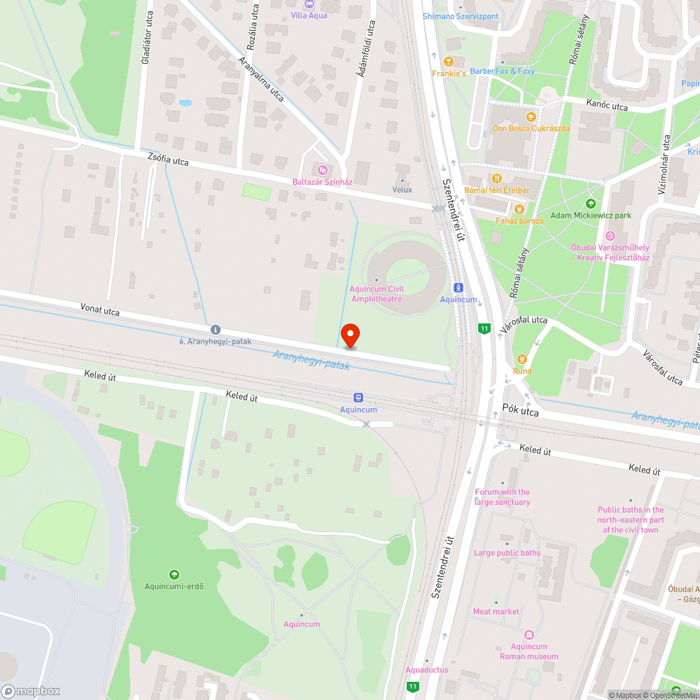 Aquincum-Mocsáros tanösvény táblája összefirkálva bejelentés helye