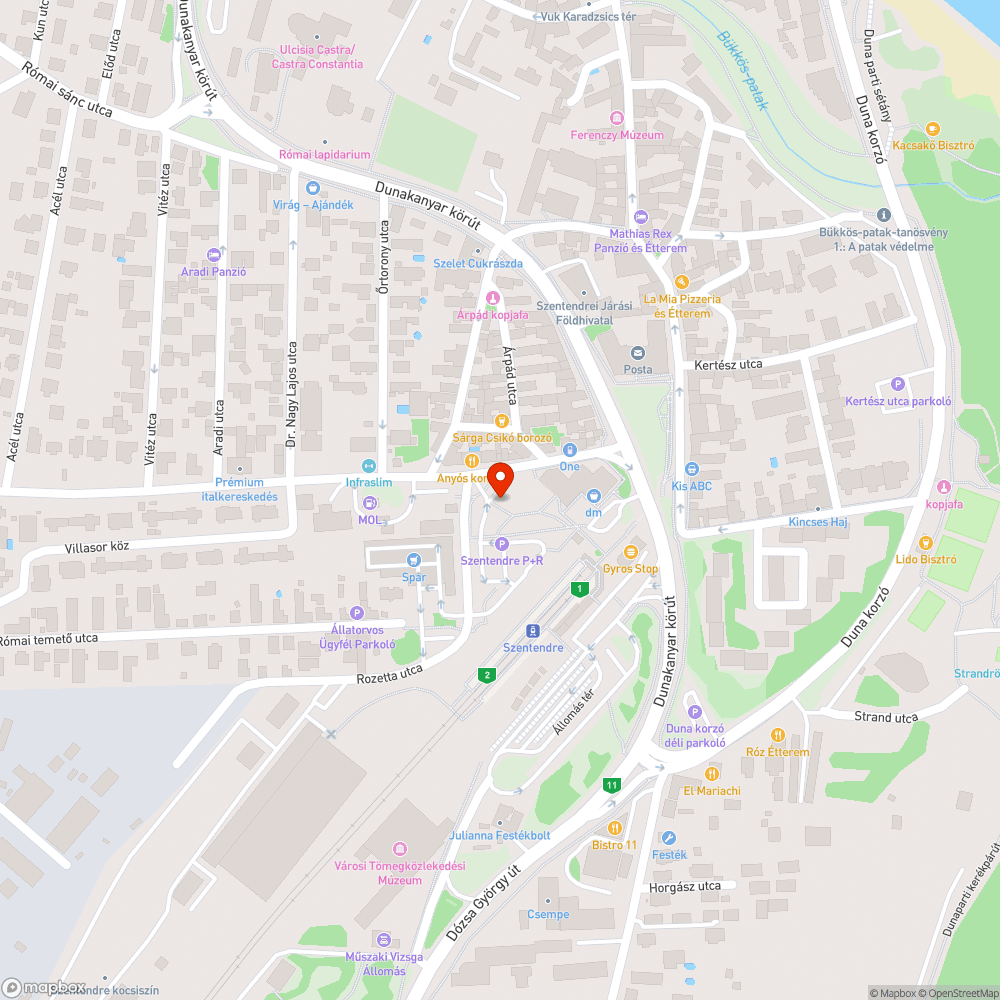 Szeméthalom a végállomásnál a SPAR mögötti parkolóban bejelentés helye