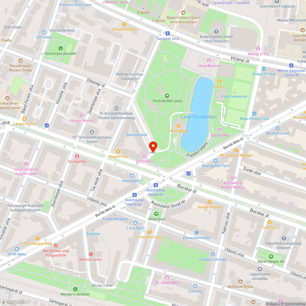 Megsüllyedt burkolat bejelentés helye