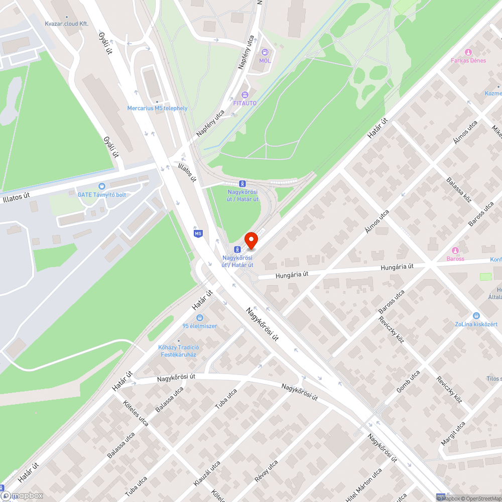 sérült talpbeton bejelentés helye