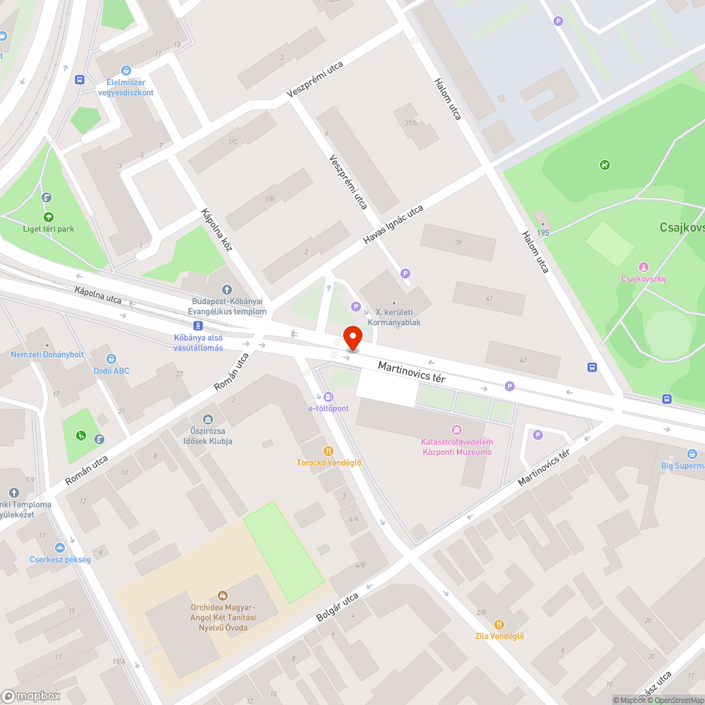 Lyukas fedlap bejelentés helye