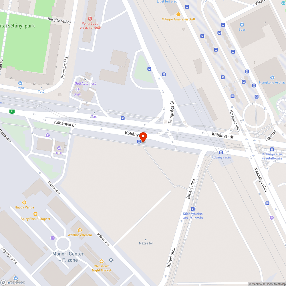 Botlásveszély a villamosmegállóban bejelentés helye