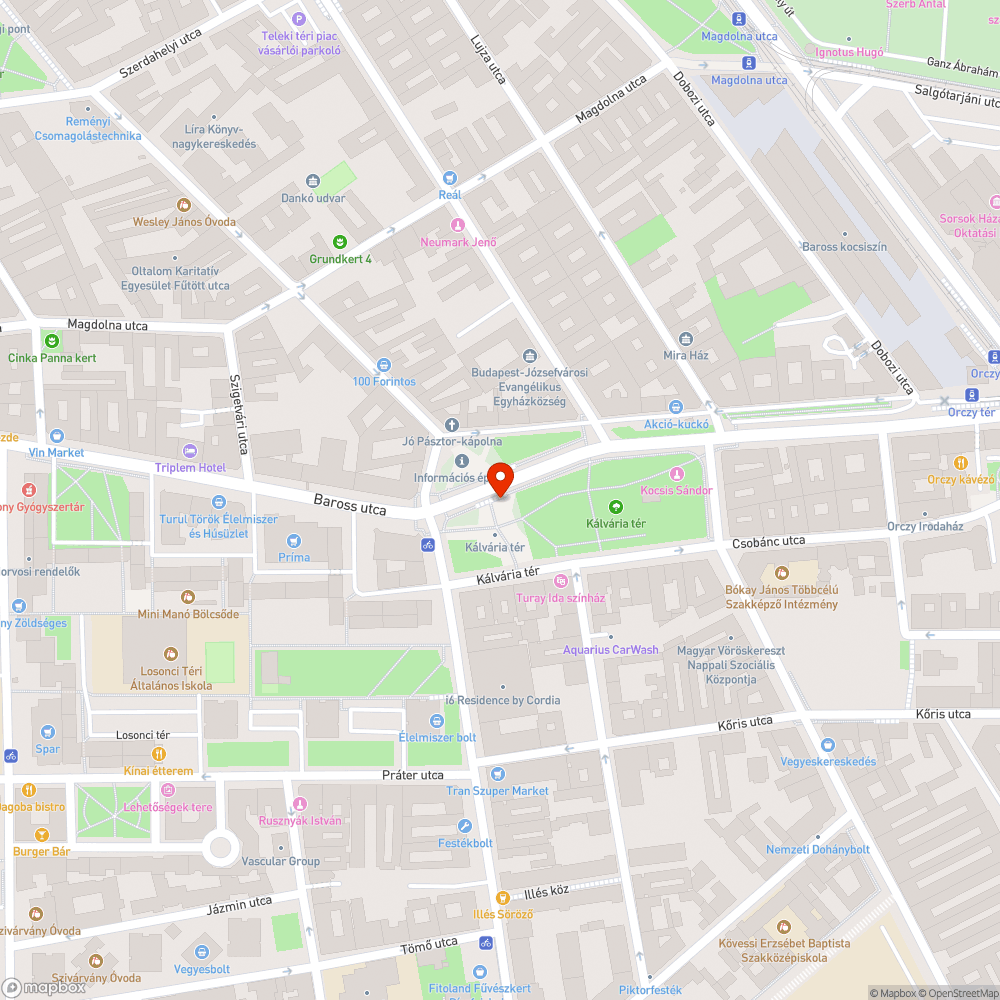 Hiányzó buszváró bejelentés helye