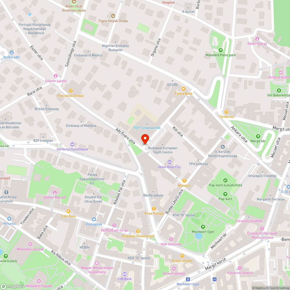 Kátyúk az iskola előtt bejelentés helye