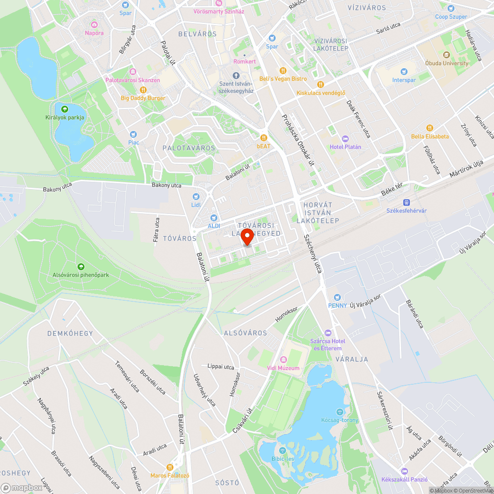 Javításra váró padok bejelentés helye