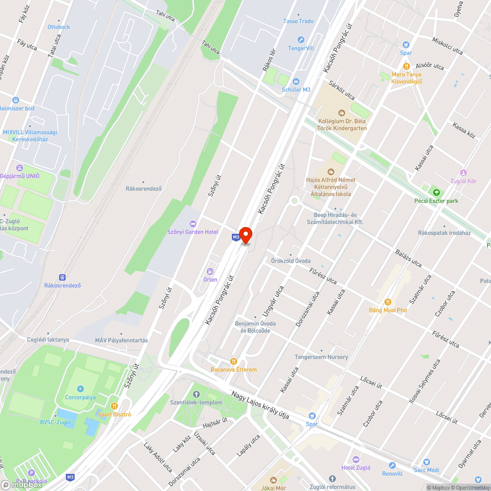 Szemét bejelentés helye