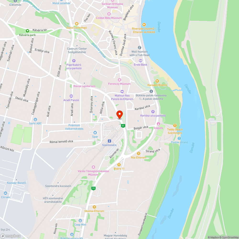 Nem látható tábla, kopott felfestés bejelentés helye