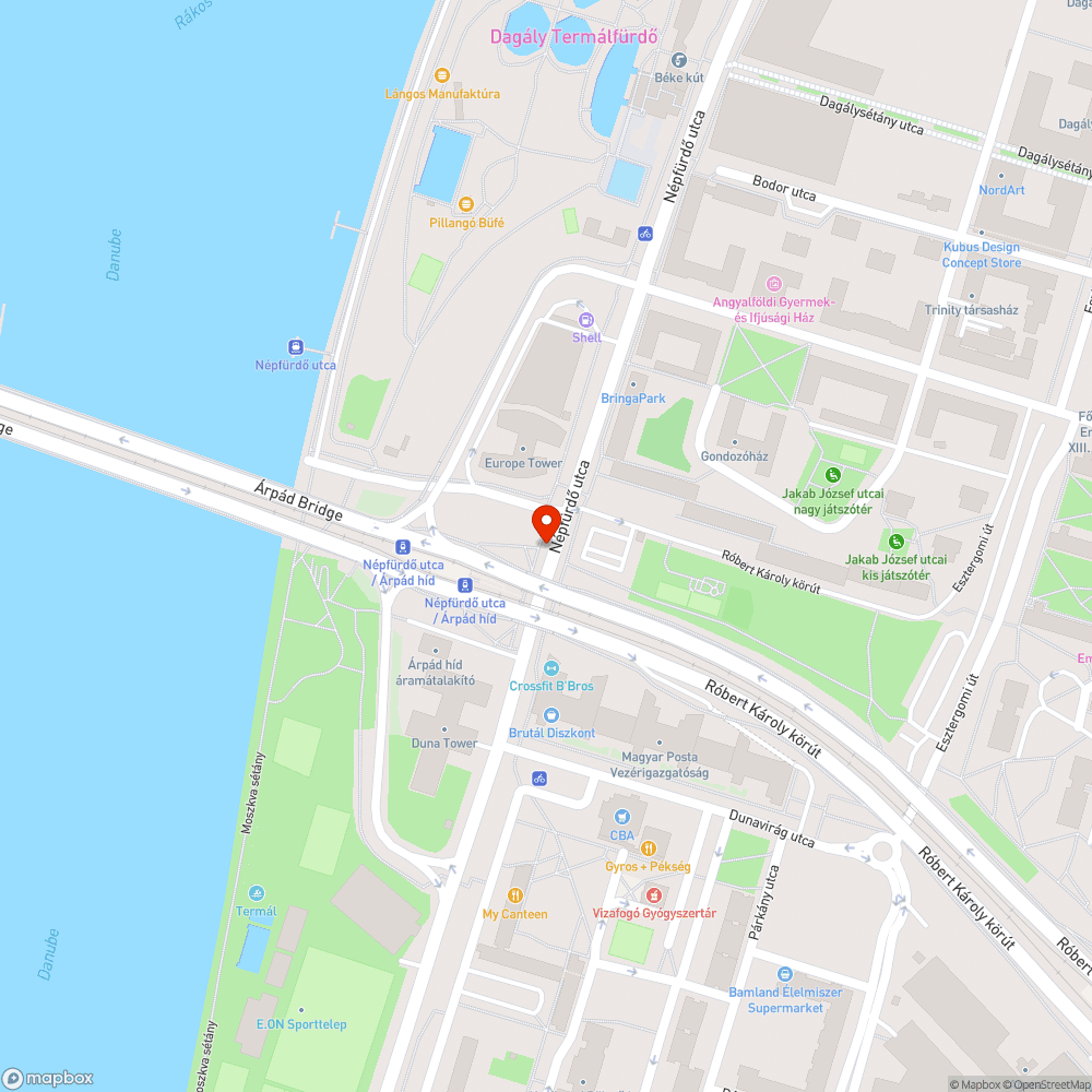 Árpád hídra felvezető rámpa hiánya bejelentés helye