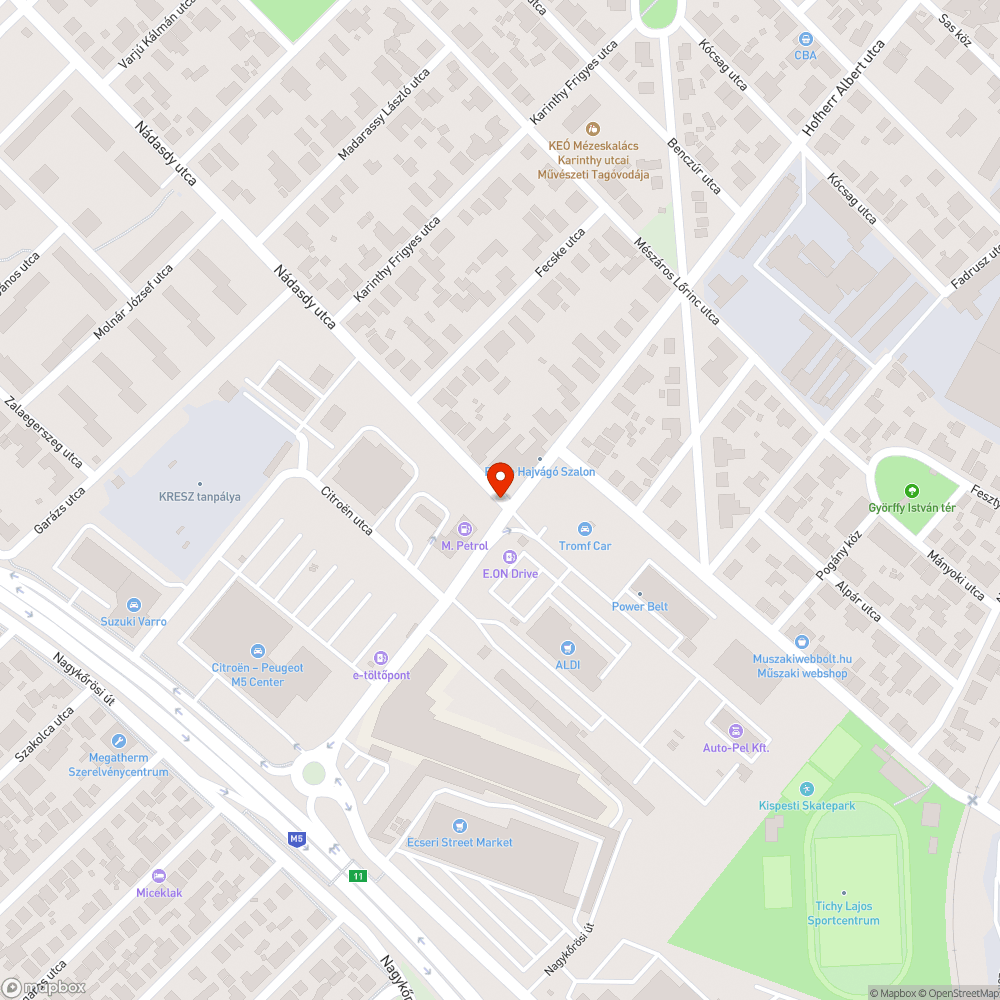 Hoffher Albert Nádasdi sarkon kaszálni kellene. bejelentés helye