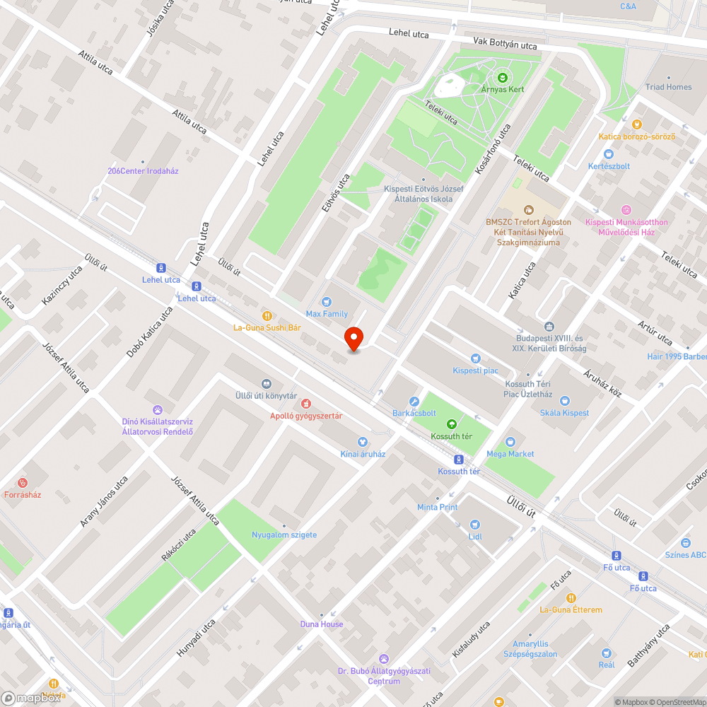 Kidőlni akaró ivókút bejelentés helye