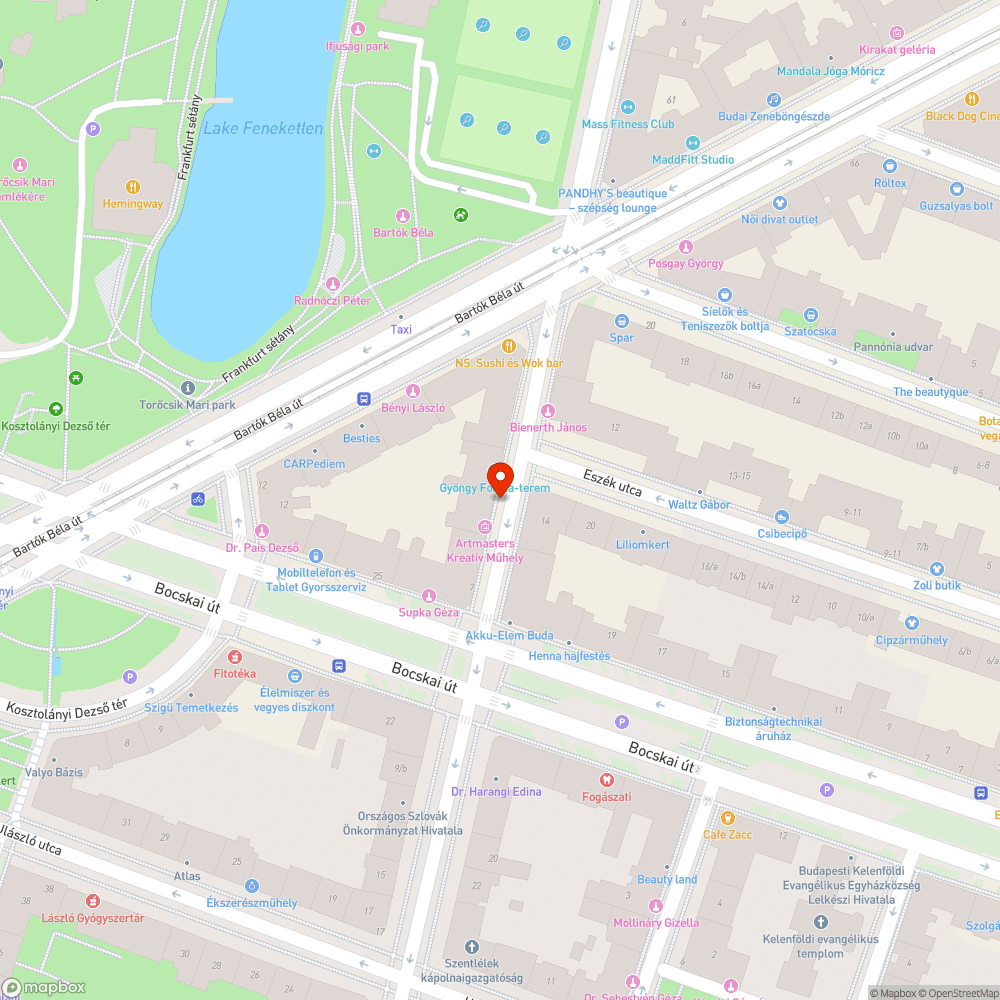 Parkolók kedvéért leszűkített járda a Fadrusz utcában bejelentés helye