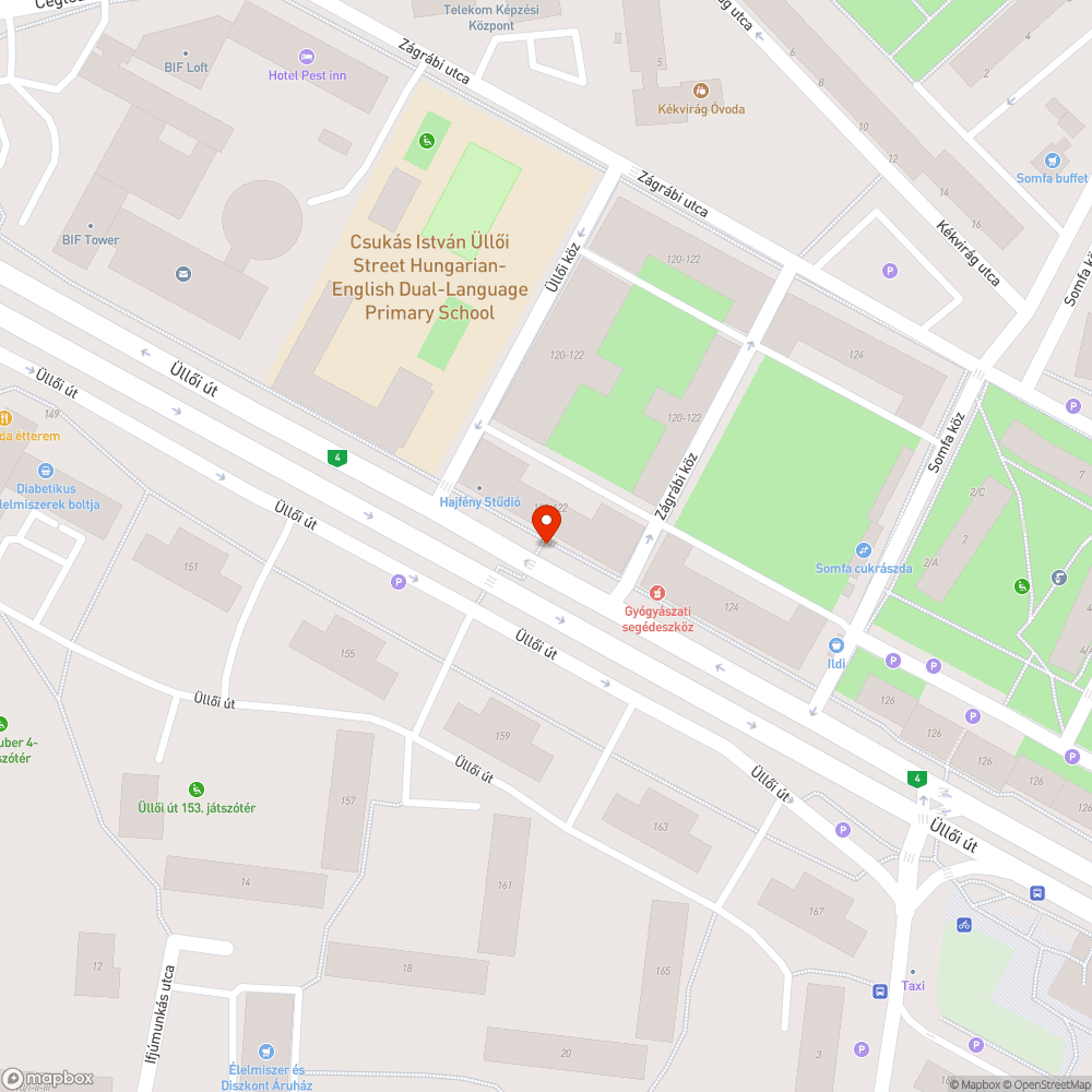 Sérült Gyalogosátkelőhely tábla bejelentés helye