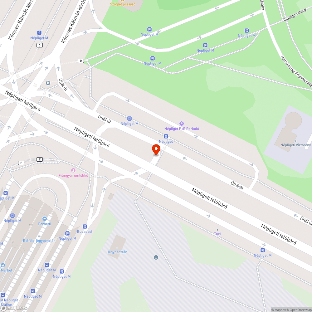 Veszélyesen megdőlt lámpaoszlop bejelentés helye