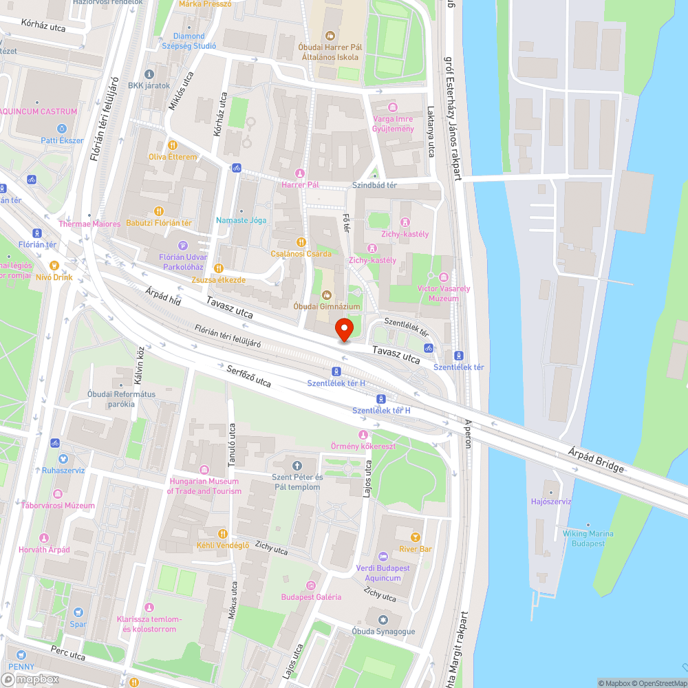 Lekopott felfestés a Szentlélek térnél bejelentés helye