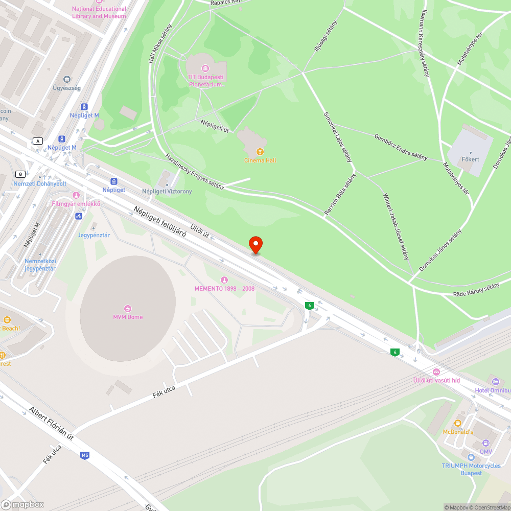 Fák, amelyeknek a támoszlopai már szükségtelenné váltak - Népliget (Üllői út mellett) bejelentés helye