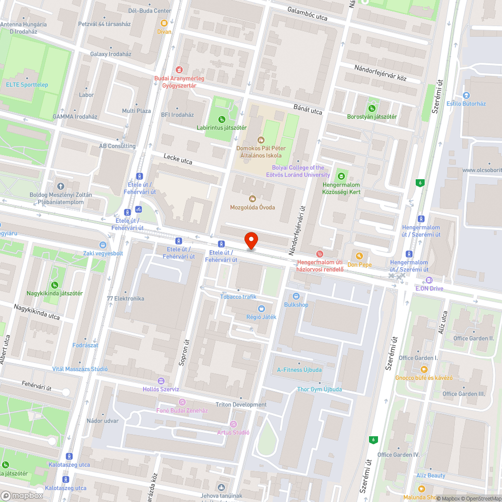 Üvegcserepek a kerékpársávon. bejelentés helye