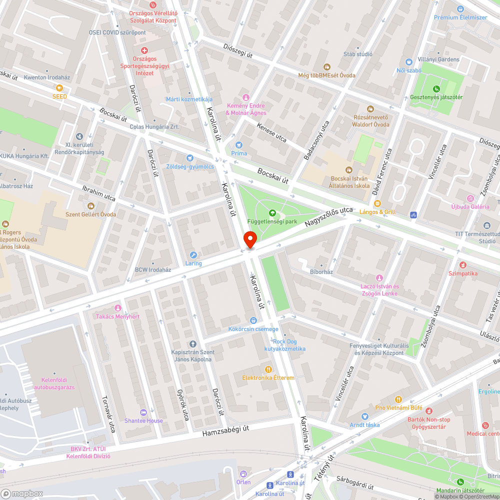 Életveszélyes kereszteződés bejelentés helye