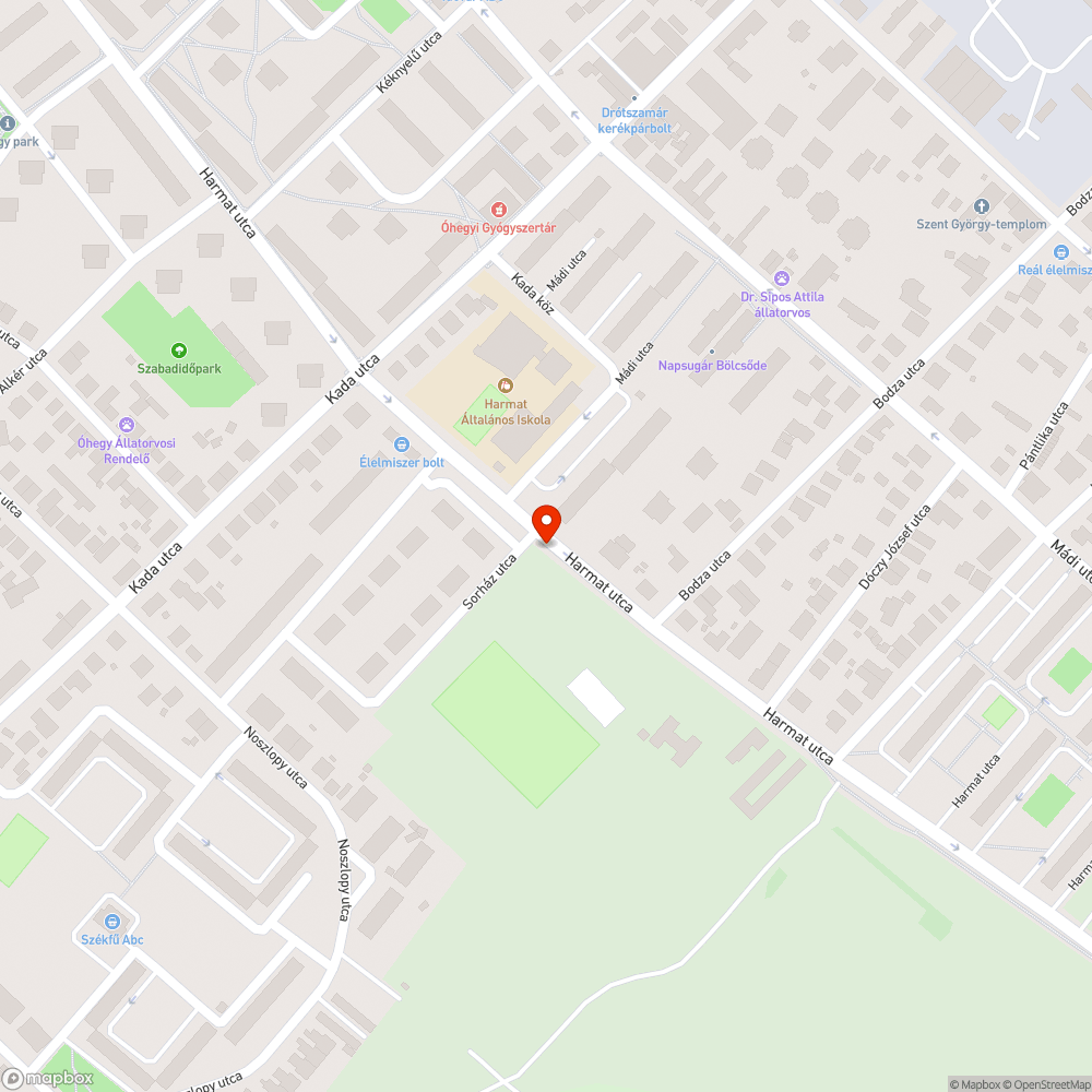 Kidöntött KRESZ-oszlop bejelentés helye