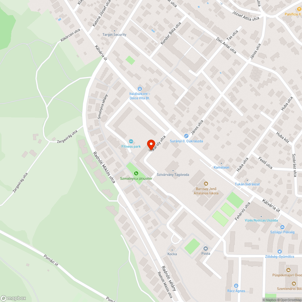 Lombhulladék bejelentés helye