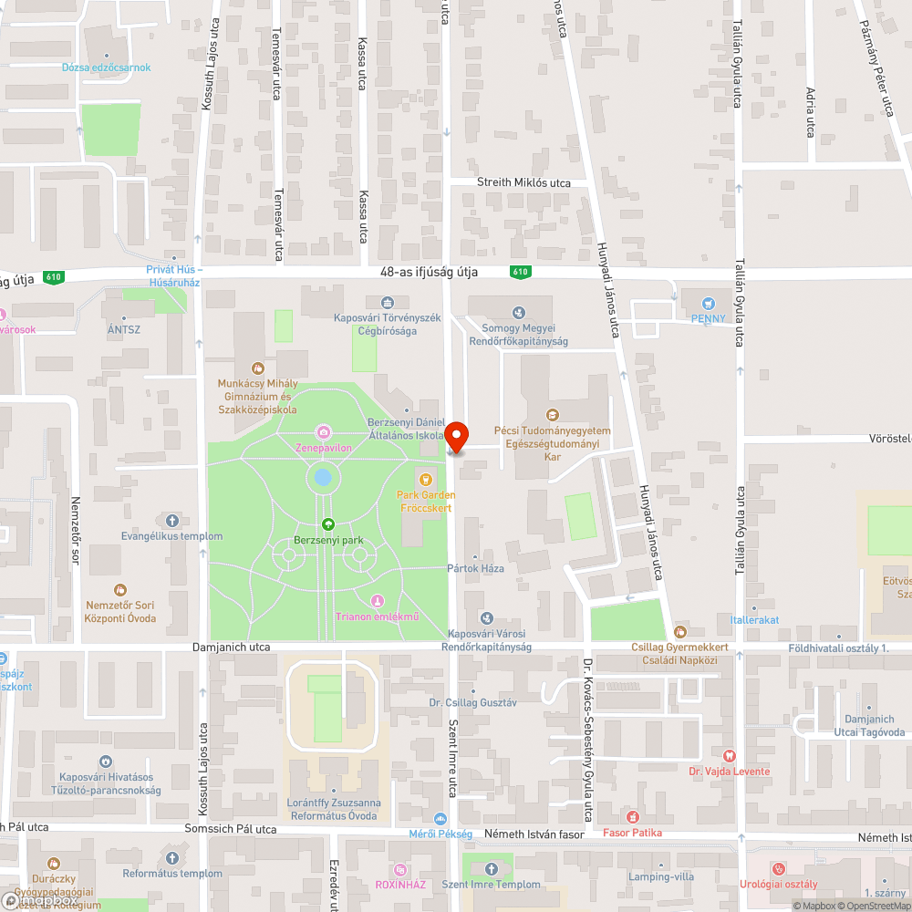 Felujitás bejelentés helye