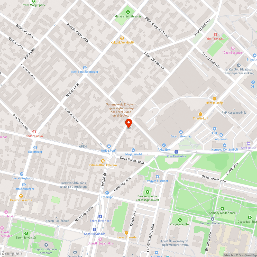 balesetveszélyes járda bejelentés helye