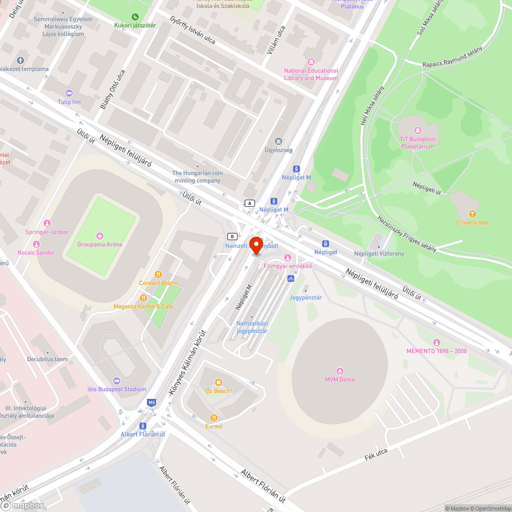 Hibás/nehezen látható lámpák bejelentés helye