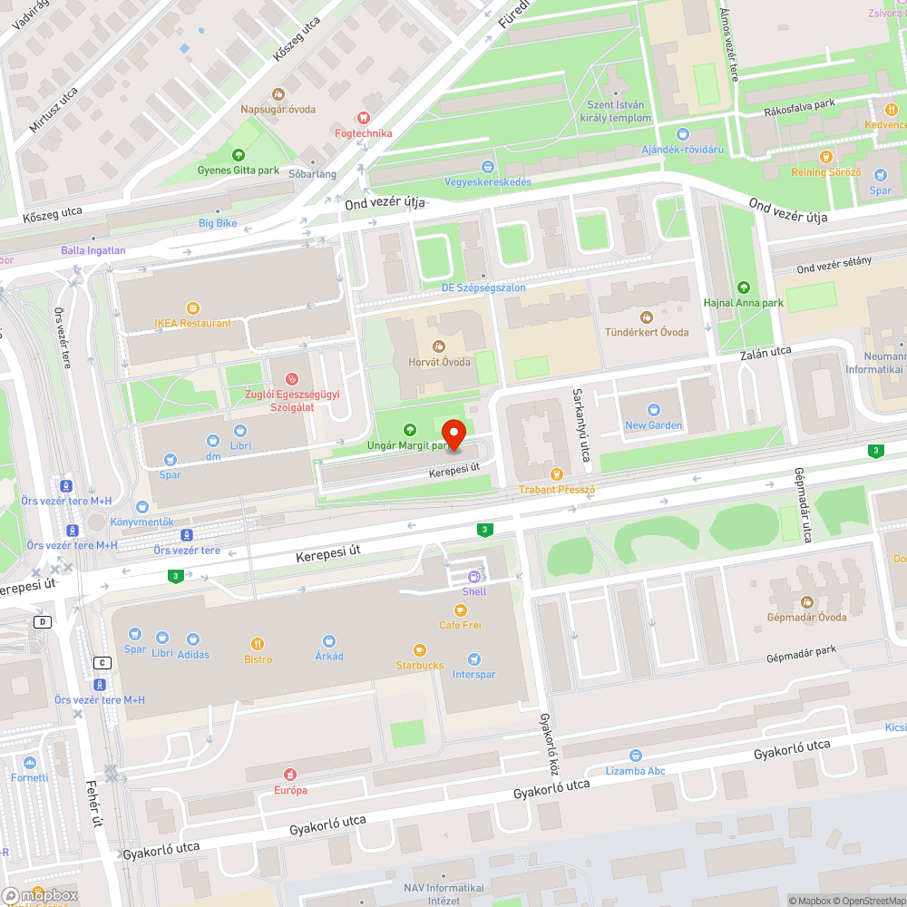 Felbontott burkolat bejelentés helye