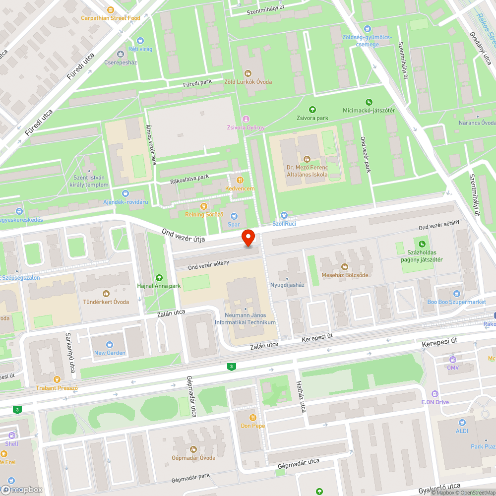 Kikerülhetetlen kátyú bejelentés helye