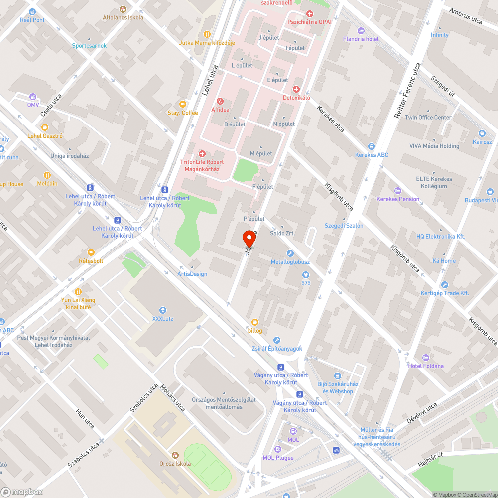 Zöldhulladék a járdán bejelentés helye