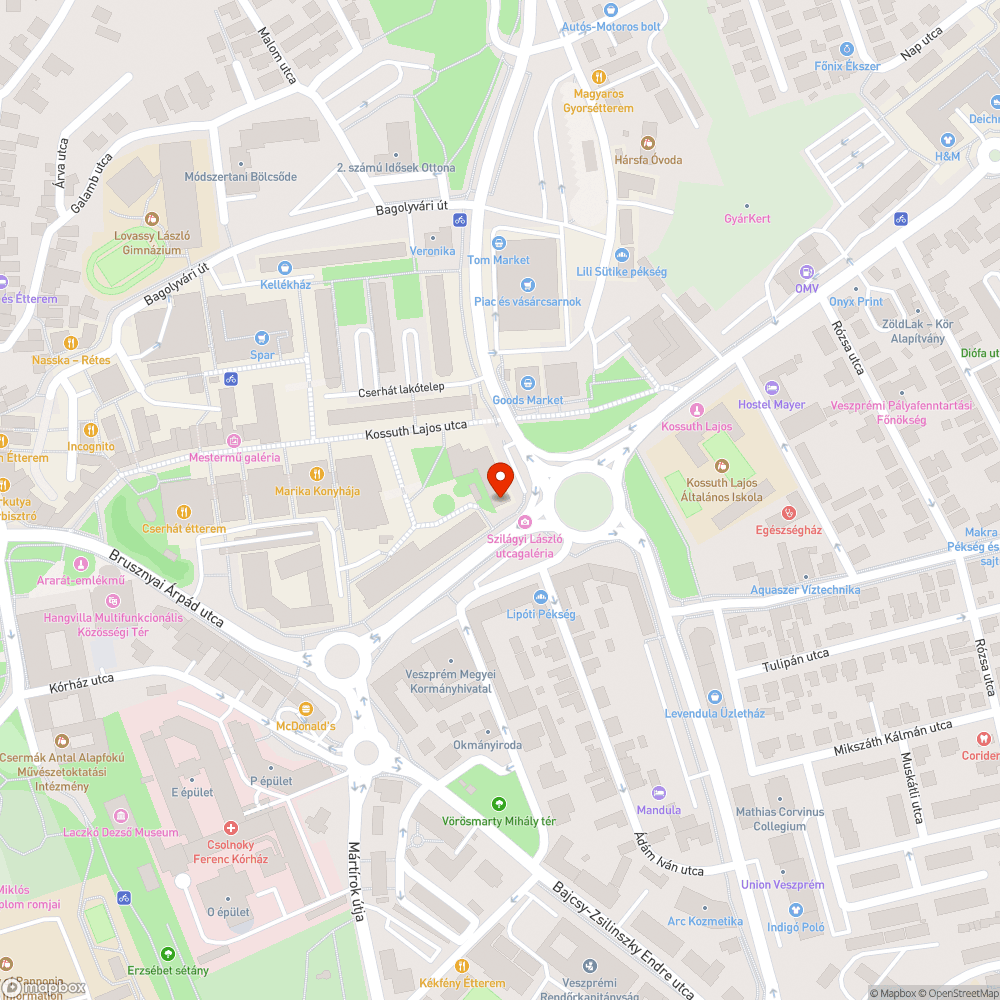 Botlásveszély bejelentés helye