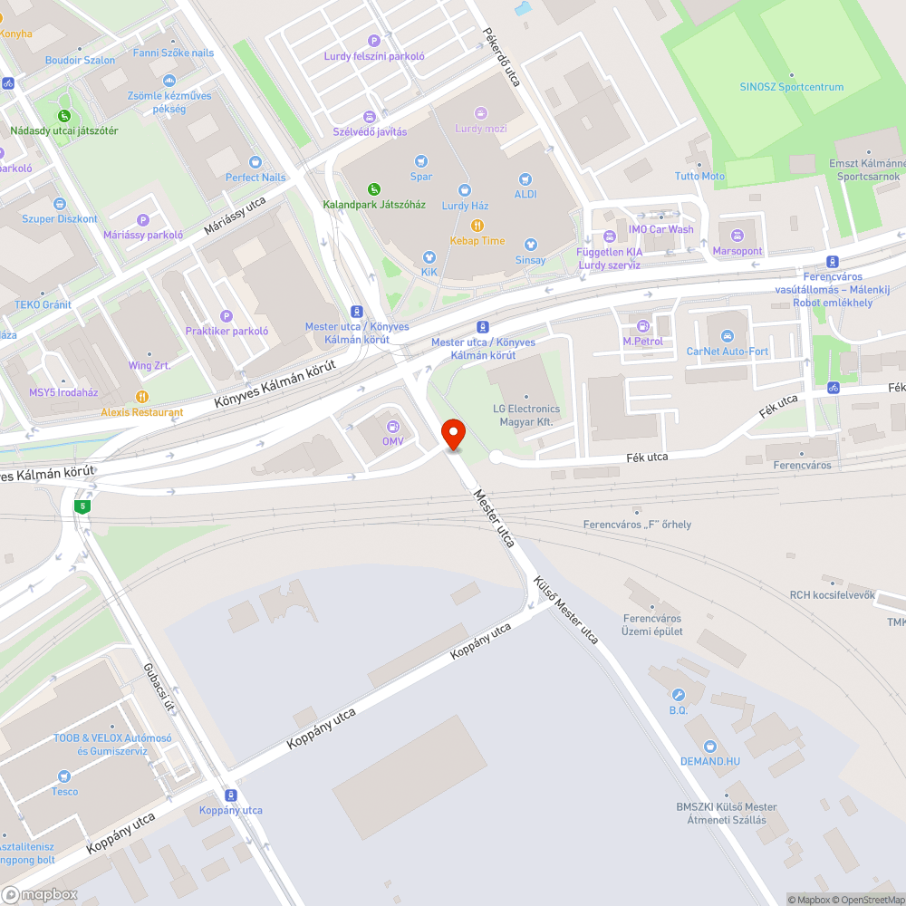 Kanyarodó sávok felfestésének hiánya bejelentés helye