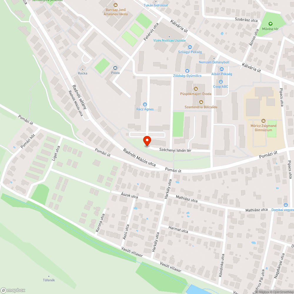 veszélyes, tábla nélküli kanyar bejelentés helye