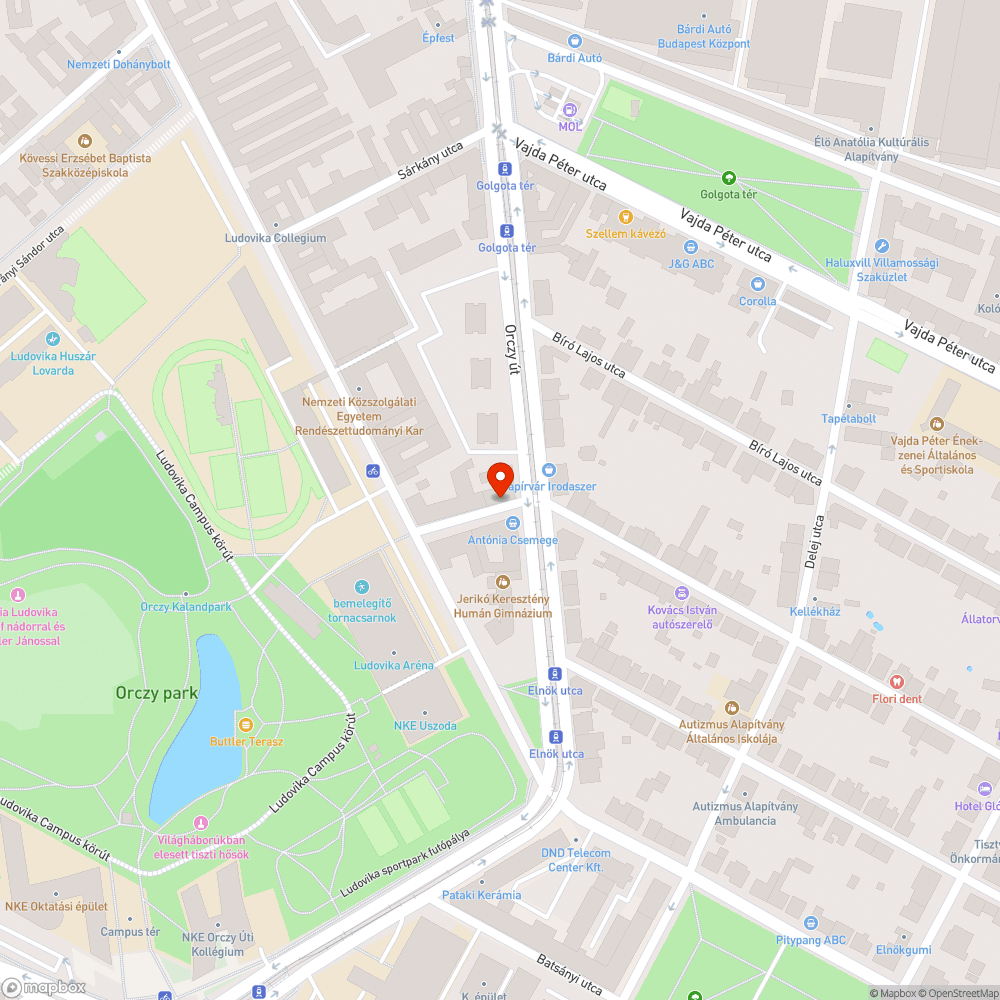 Rendszám nélküli autó bejelentés helye