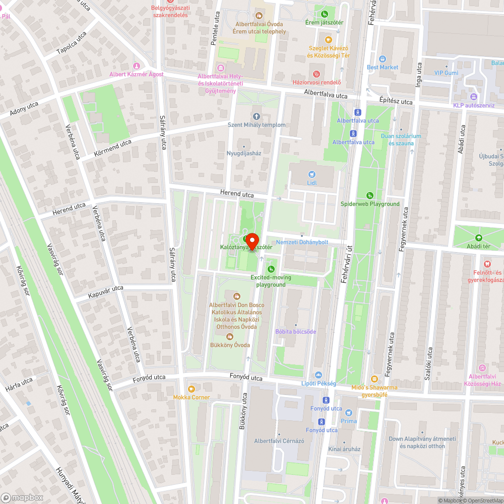 nem működő ivókút a játszótéren bejelentés helye